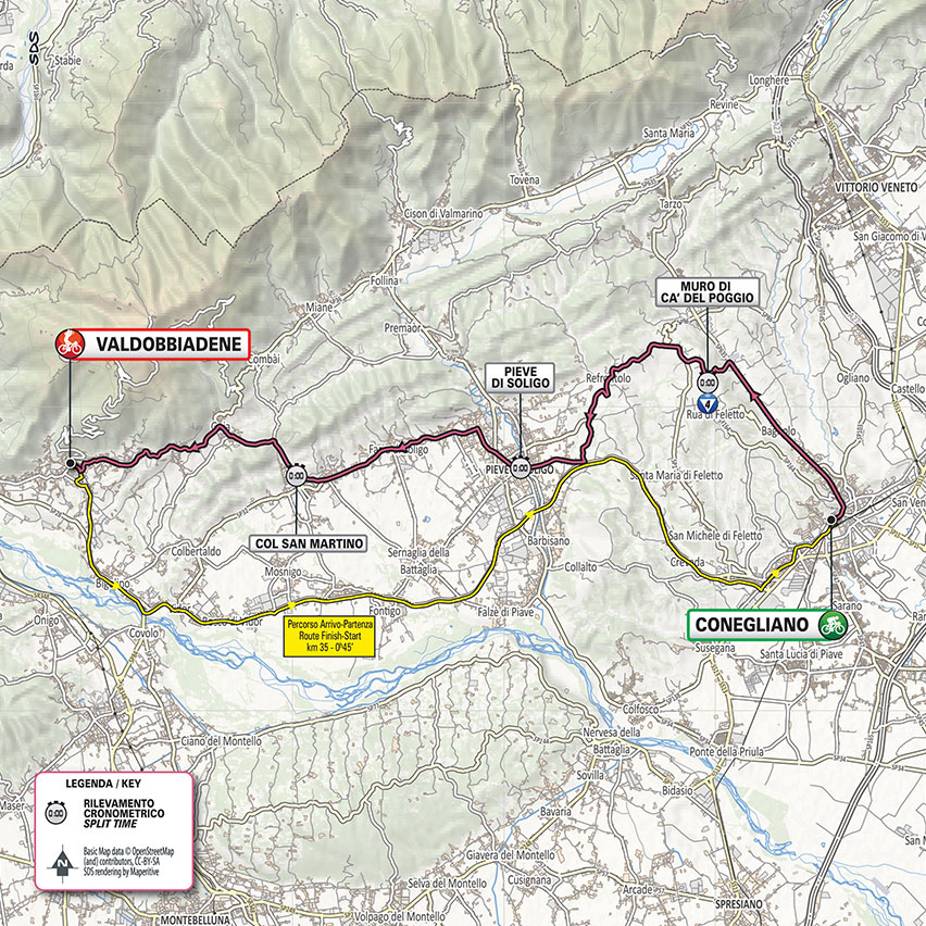 E14 sam 17/10 clm Conegliano Valdobbiadene 34km départ 12h35 PLAN_852x852_2020_TAPPA-14