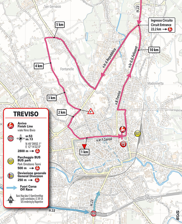 Arrivo / Finish Line Profile 18 Stage 18 Giro d'Italia 2022 24/4/2022