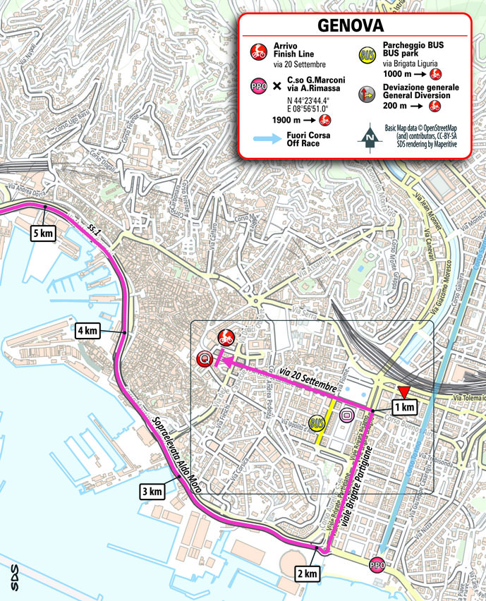 Arrivo / Finish Line Tappa 12 Stage 12 Giro d'Italia 2022