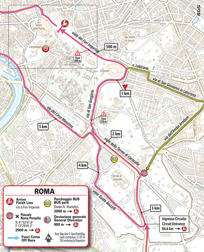 Arrivo/Finish Stage 21 Giro d’Italia 2023