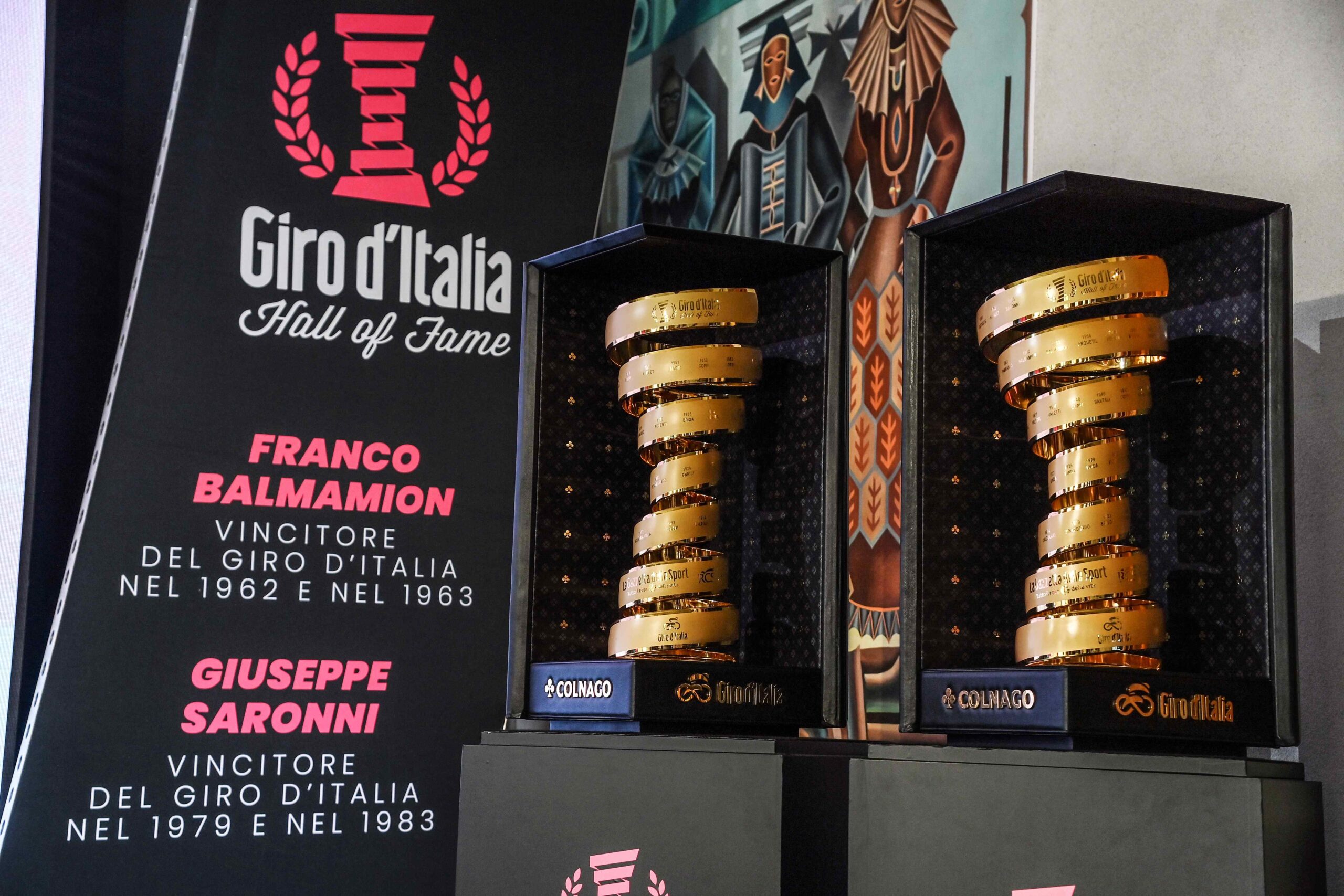 Franco Balmamion and Giuseppe Saronni inducted into the Giro d'Italia Hall of Fame - RCS Sports Franco Balmamion and Giuseppe Saronni inducted into the Giro d'Italia Hall of Fame - RCS Sports