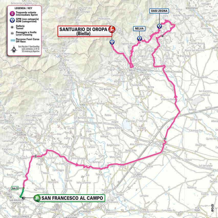 Giro d'Italia 2025 Ruta y etapas