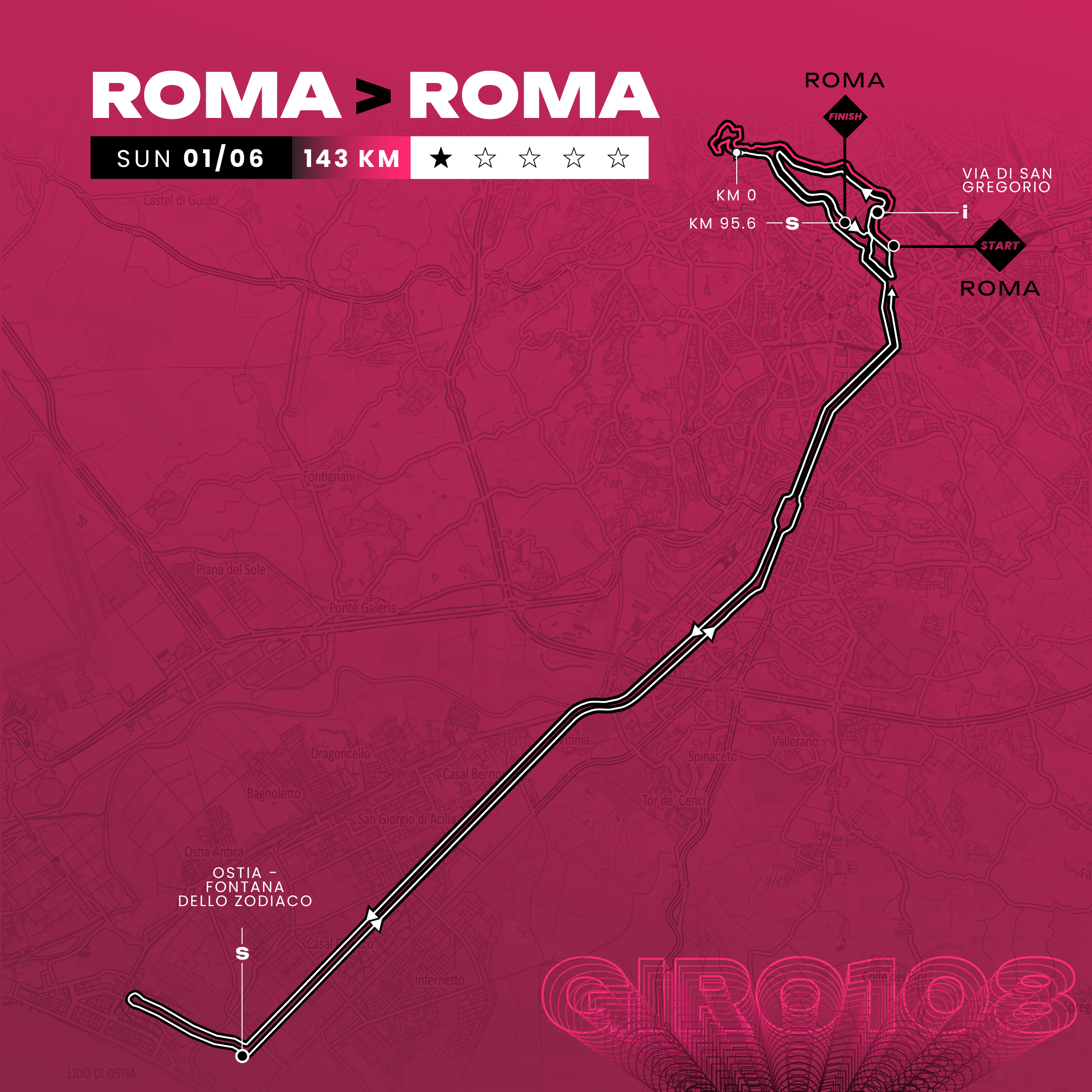 Giro d'Italia: final stage in Rome dedicated to Pope Francis unveiled ...