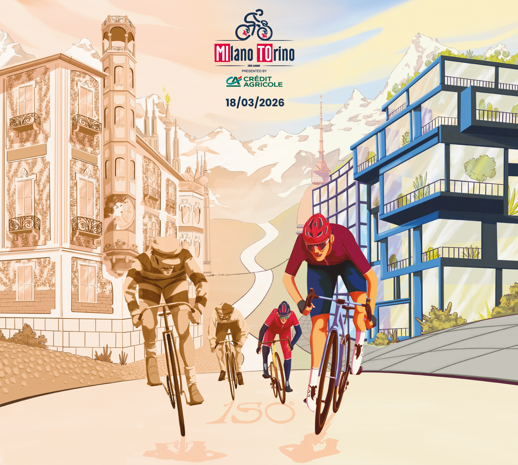 La Milano-Torino cumple 150 años