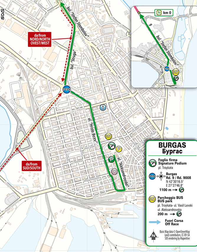 Partenza/Start Tappa 2 Giro d'Italia 2026