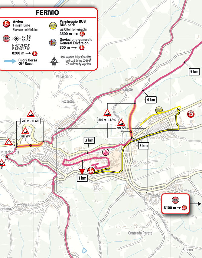 Partenza/Start Tappa 8 Giro d'Italia 2026