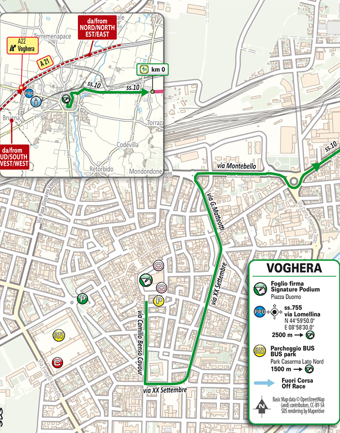 Partenza/Start Tappa 15 Giro d'Italia 2026