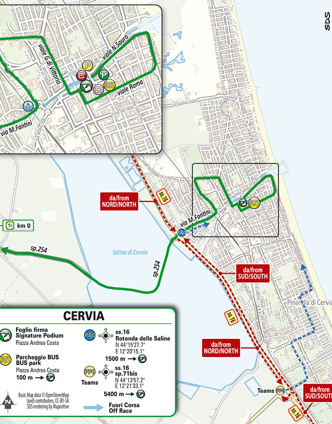 Partenza/Start Tappa 9 Giro d'Italia 2026