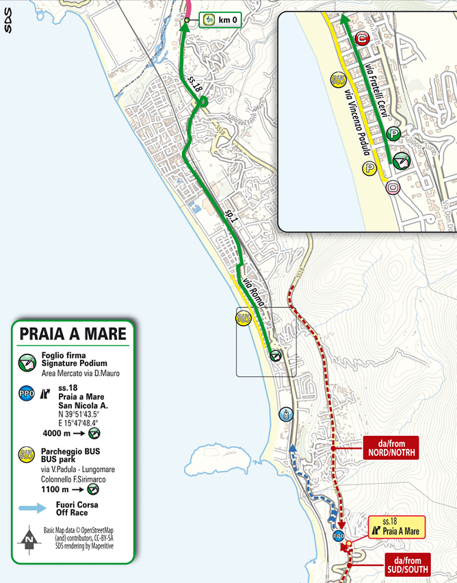 Partenza/Start Tappa 5 Giro d'Italia 2026