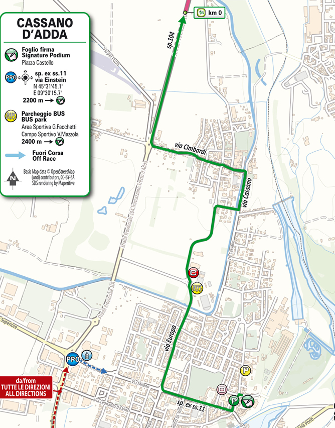 Partenza/Start Tappa 17 Giro d'Italia 2026