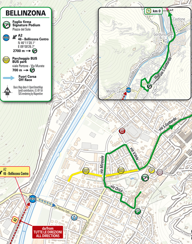 Partenza/Start Tappa 16 Giro d'Italia 2026
