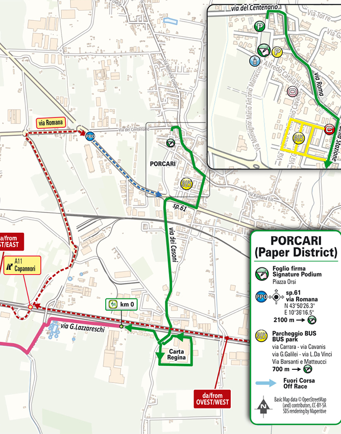 Partenza/Start Tappa 11 Giro d'Italia 2026