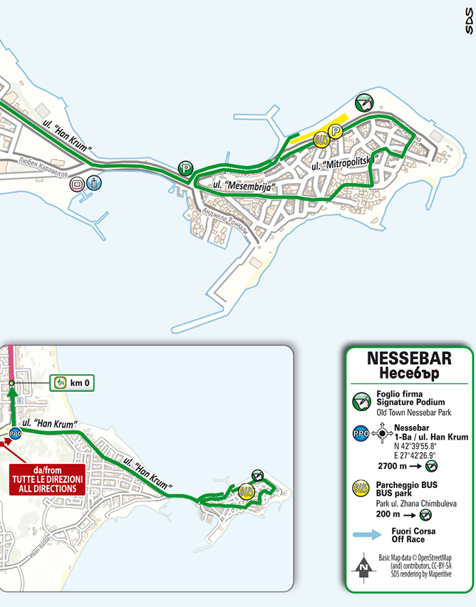 Partenza/Start Tappa 1 Giro d'Italia 2026