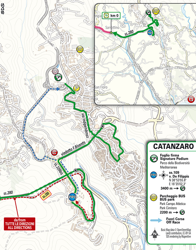 Partenza/Start Tappa 4 Giro d'Italia 2026