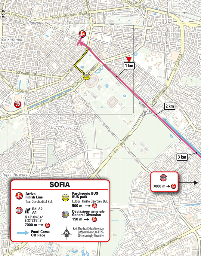 Arrivo/Finish Tappa 3 Giro d'Italia 2026