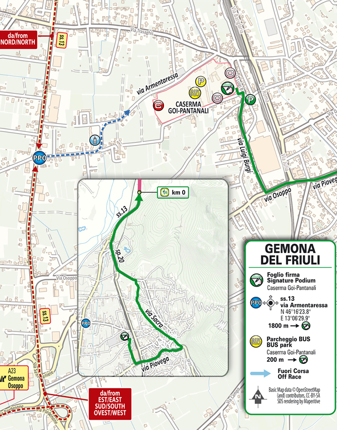 Partenza/Start Tappa 20 Giro d'Italia 2026