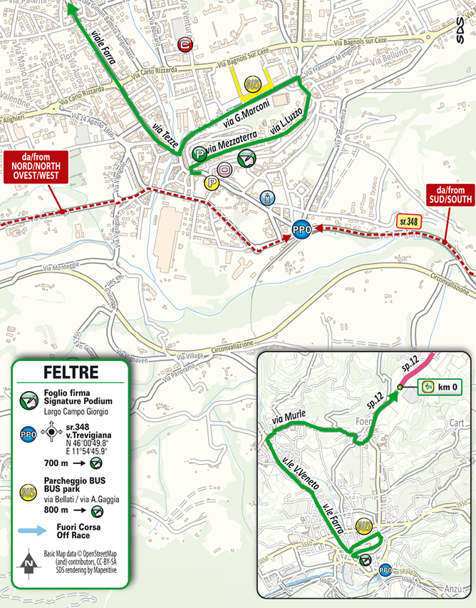 Partenza/Start Tappa 19 Giro d'Italia 2026