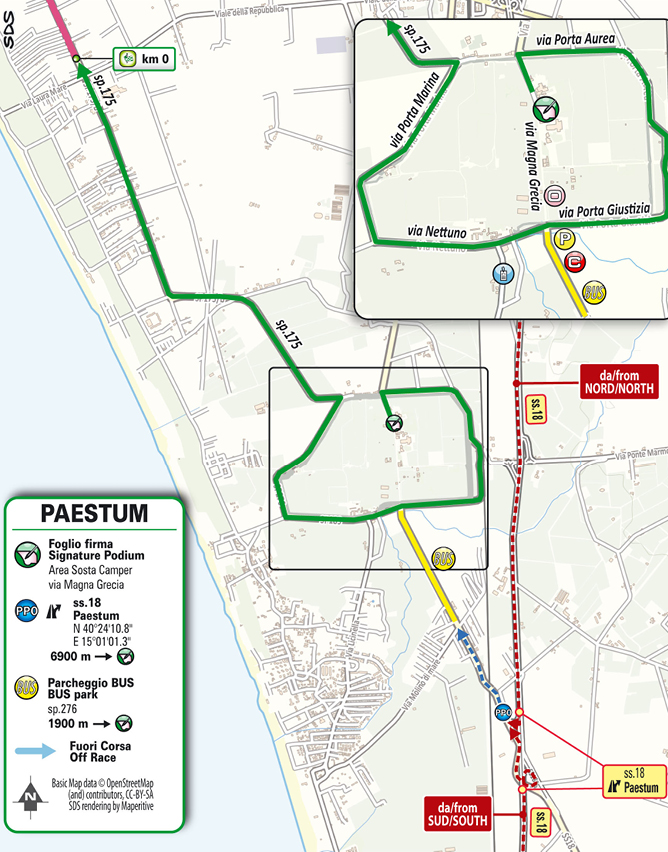 Partenza/Start Tappa 6 Giro d'Italia 2026