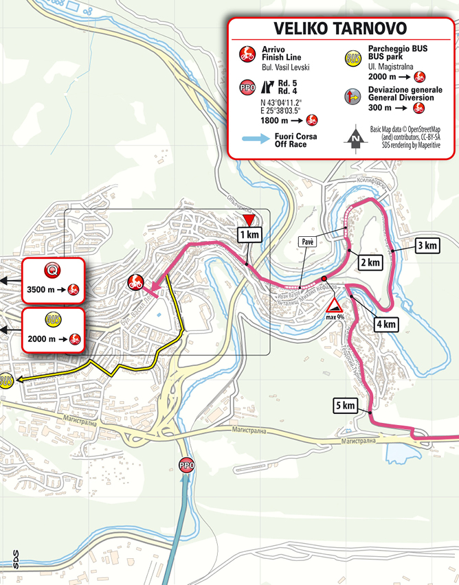 Arrivo/Finish Tappa 2 Giro d'Italia 2026